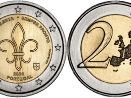 Esta moeda de 2 euros começa hoje a circular em portugal