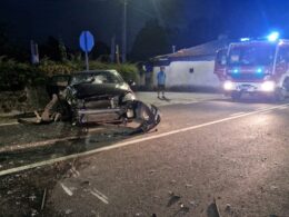 Amares: violento acidente na reta de lago