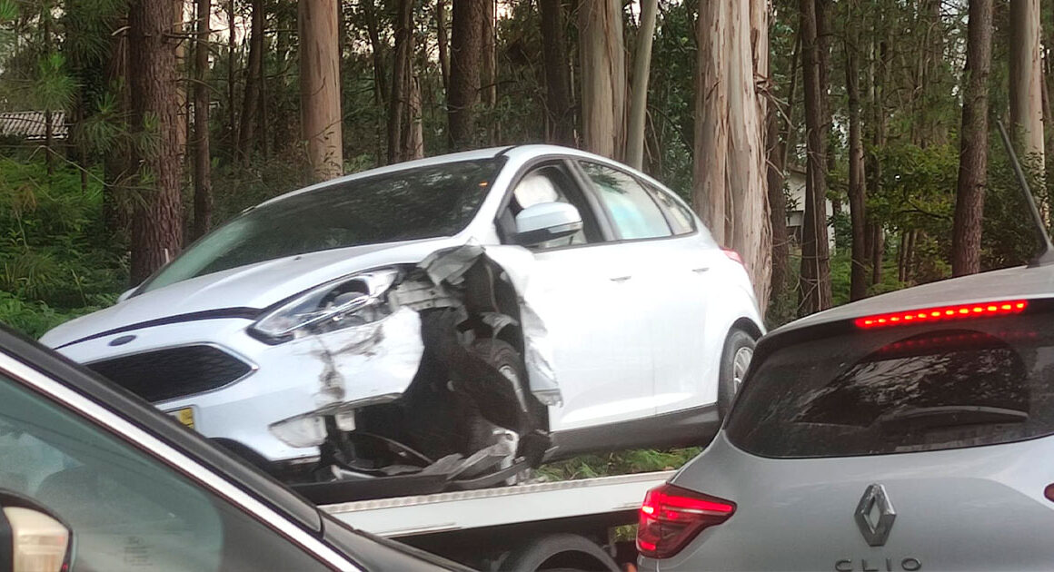 Homem ferido após colisão que condicionou estrada barcelos-prado