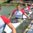 João ribeiro na final de k4 500 nos europeus de pista