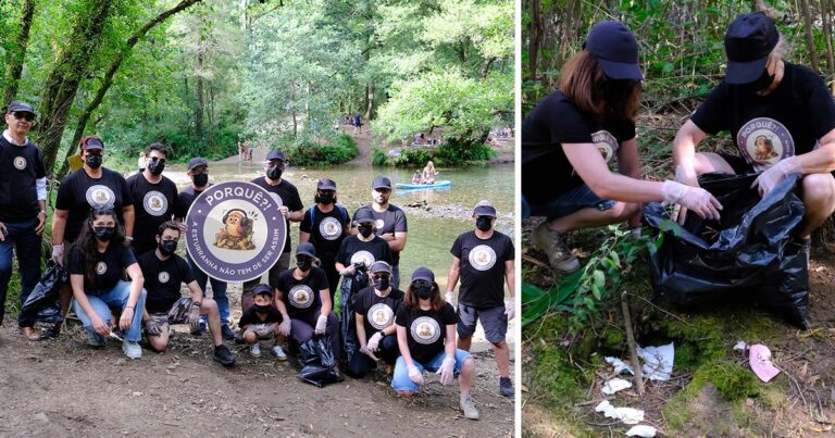 Voluntários limpam lixo em "paraíso secreto" que se tornou popular em viana do castelo