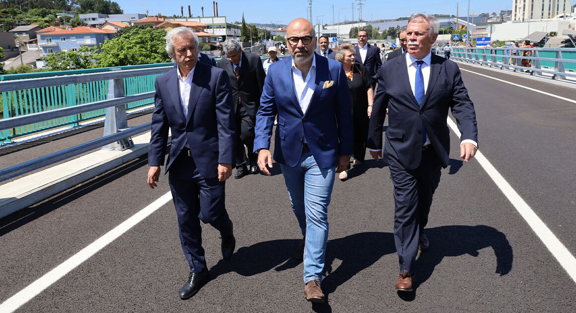 Ministro inaugura ponte famalicão-trofa, uma "história longa" com "quase 35 anos"