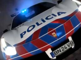 A nova 'bomba' da psp é um ferrari de 260 mil euros que atinge mais de 300 km/h