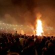 Na galiza, o s. João celebra-se com centenas de fogueiras nas praias