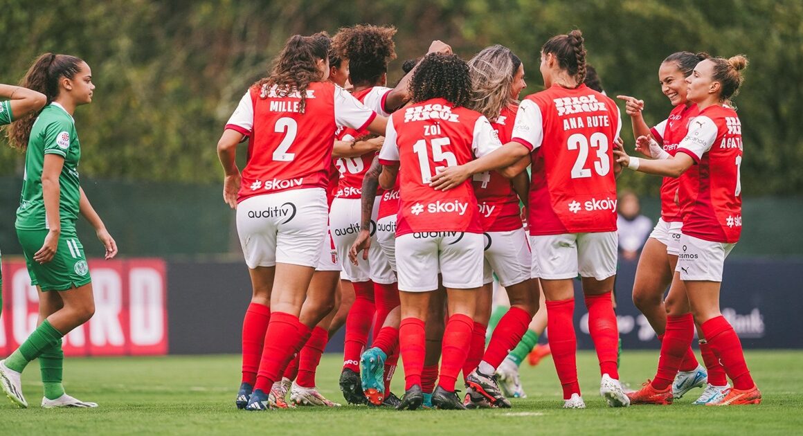 Braga vai à islândia na qualificação para a liga dos campeões feminina