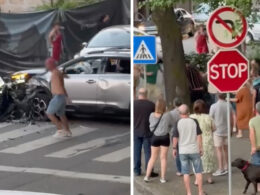 Guimarães: acidente nas taipas acaba em pancadaria