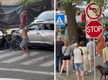 Guimarães: acidente nas taipas acaba em pancadaria