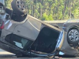 Capotamento condiciona a3 na trofa