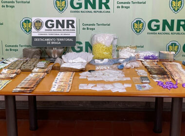 Desmantelada rede que traficava no minho. Há 6 detidos e 10 mil doses de droga apreendidas