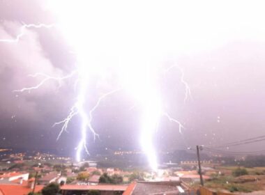 Vem aí chuva, trovoada, granizo e vento forte. Minho sob aviso amarelo