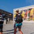 Há um novo mural com 1. 197 azulejos no caminho de santiago em barcelos