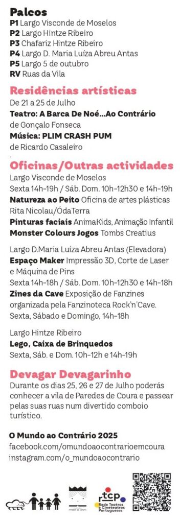 Paredes de coura vira 'o mundo ao contrário' com a arte de rua a tomar conta da vila 7 Paredes de coura vira 'o mundo ao contrário' com a arte de rua a tomar conta da vila