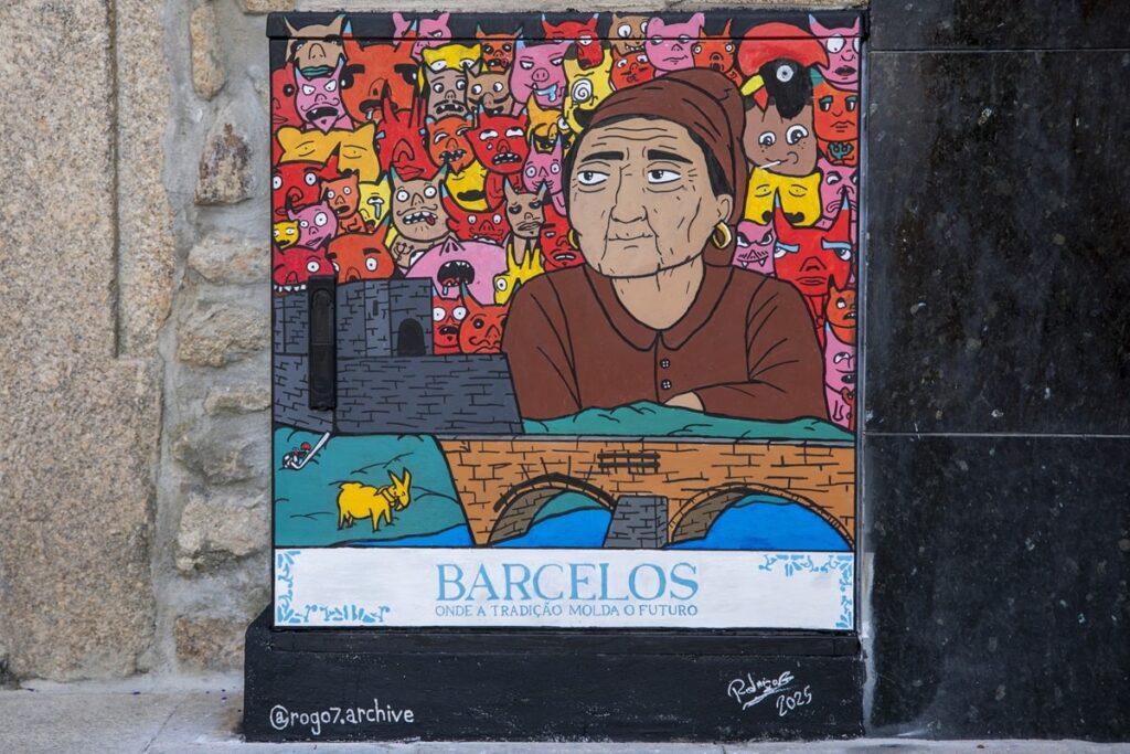 Em barcelos até as caixas elétricas se transformam em arte 9 Em barcelos até as caixas elétricas se transformam em arte