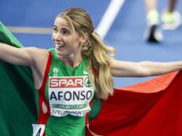 Salomé afonso bate recorde da milha em londres