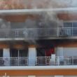 Apartamento na cidade de braga tomado pelas chamas