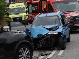 Violento acidente em fafe faz cinco feridos, dois em estado grave