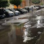 Fuga de água canalizada no centro de braga