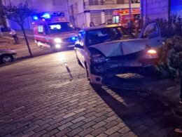 Galga passeio, invade jardim e embate contra edifício em fafe