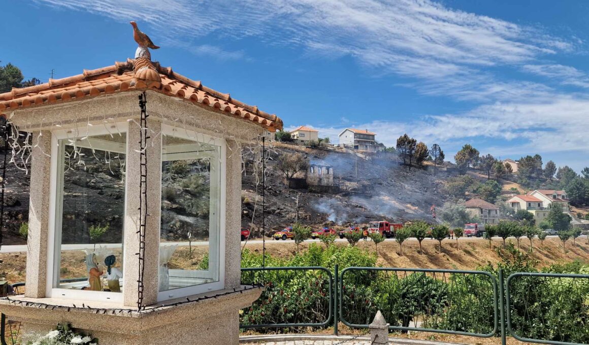 Grande incêndio em trás-os-montes dominado