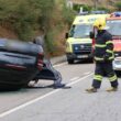 Três feridos após capotamento na estrada fafe-póvoa de lanhoso