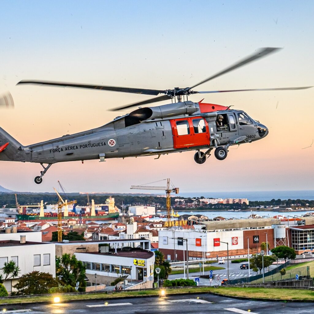 Helicópteros a sobrevoar viana? É a força aérea a testar heliporto do hospital