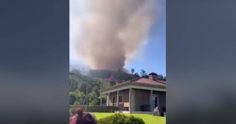 Incêndio que lavra em ponte de lima consumiu casa devoluta