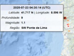 Sismo registado em ponte de lima