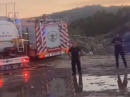 Póvoa de lanhoso: incêndio na braval causa ferimentos graves num bombeiro