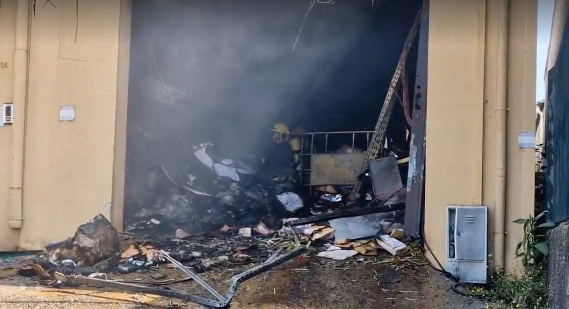 Guimarães: fábrica de panificação destruída pelas chamas