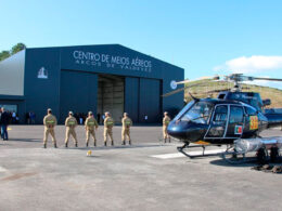 Helicóptero deslocado para o alentejo regressa a arcos de valdevez