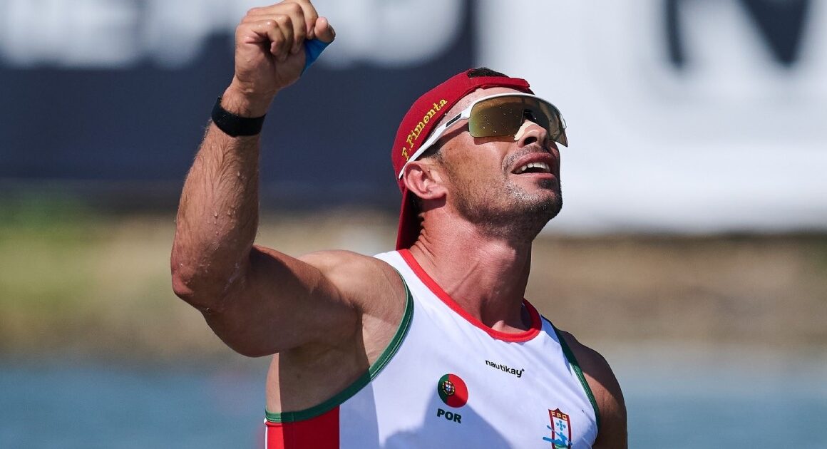 Fernando pimenta campeão de regatas em linha em k1 1000