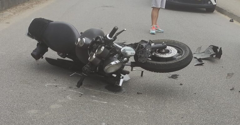 Motociclista ferido após colisão em barcelos