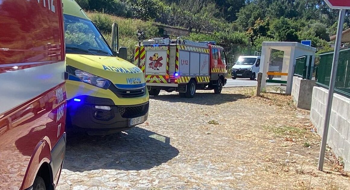 Motociclista ferido após colisão em valença