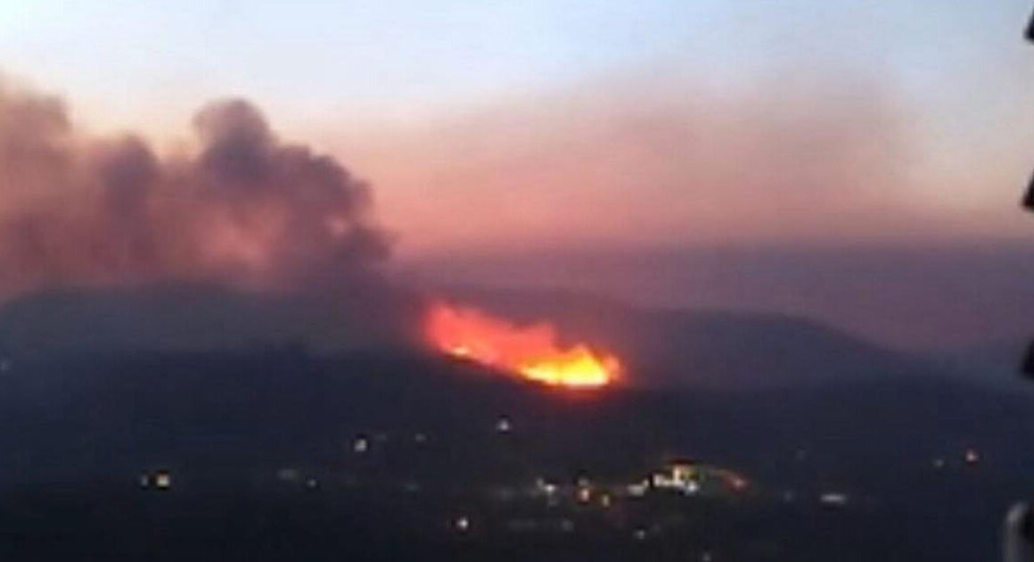 Sete incêndios deflagram ao cair da noite no minho