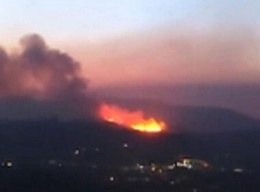 Sete incêndios deflagram ao cair da noite no minho