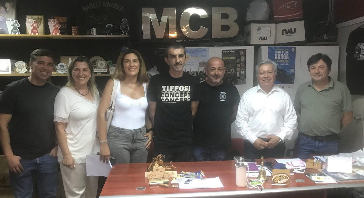Candidato do ps quer nova sede para o moto clube de braga e grande concentração na cidade
