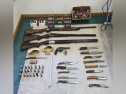 Vila verde: jovem de 21 anos suspeito de ofensas tinha várias armas de fogo e 14 facas de mato