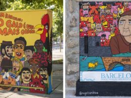 Em barcelos até as caixas elétricas se transformam em arte