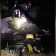 Jovem casal fica preso em "ilhota" após rápida subida da água em praia fluvial de braga