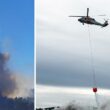 Cerca de 100 bombeiros e cinco meios aéreos combatem incêndios em vila verde e ponte de lima