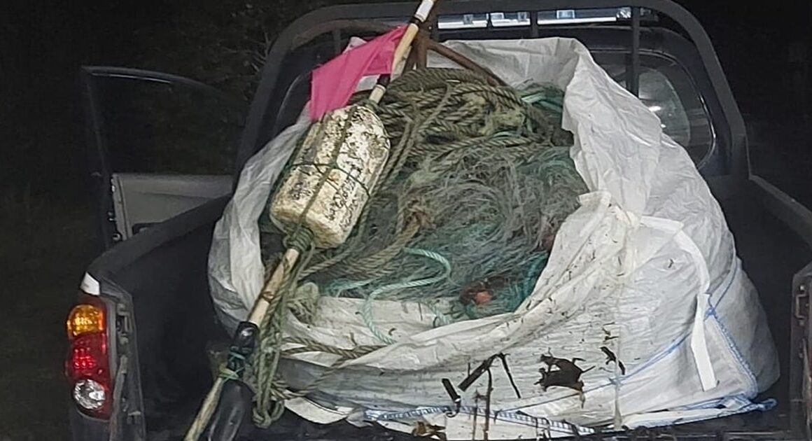 Rede de pesca com 1 quilómetro de comprimento apreendida em caminha