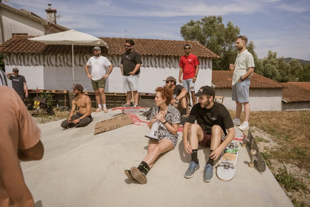 Neste 'skatepark' em barcelos nasceu um mural contra o racismo e xenofobia