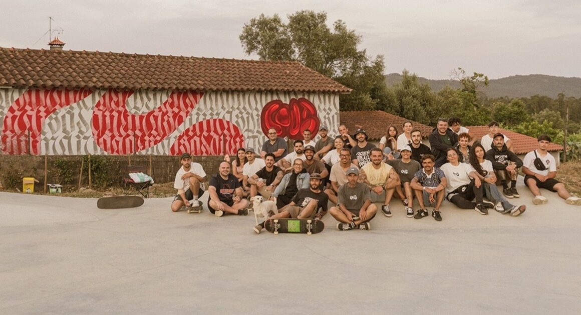 Neste 'skatepark' em barcelos nasceu um mural contra o racismo e xenofobia