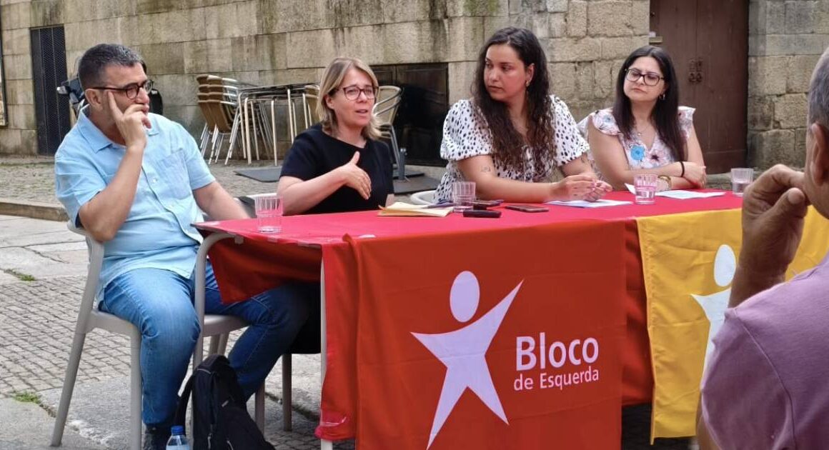 Catarina martins apresentou candidatura de joana neiva à câmara de barcelos
