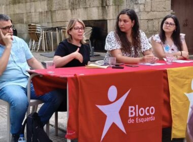 Catarina martins apresentou candidatura de joana neiva à câmara de barcelos