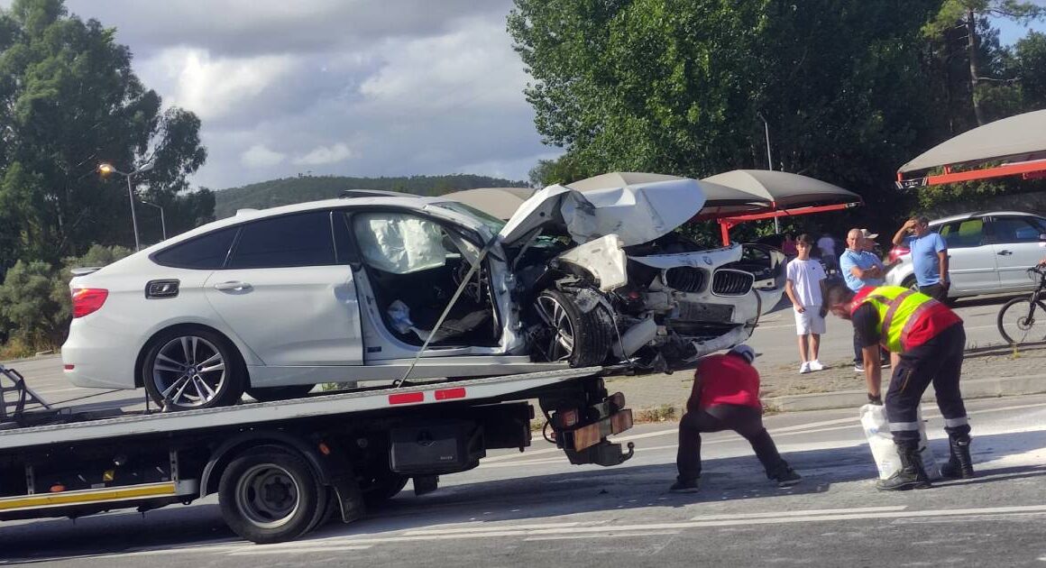 Família encarcerada após despiste em viana