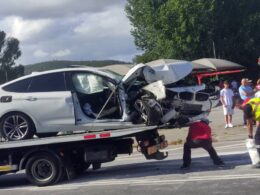 Família encarcerada após despiste em viana