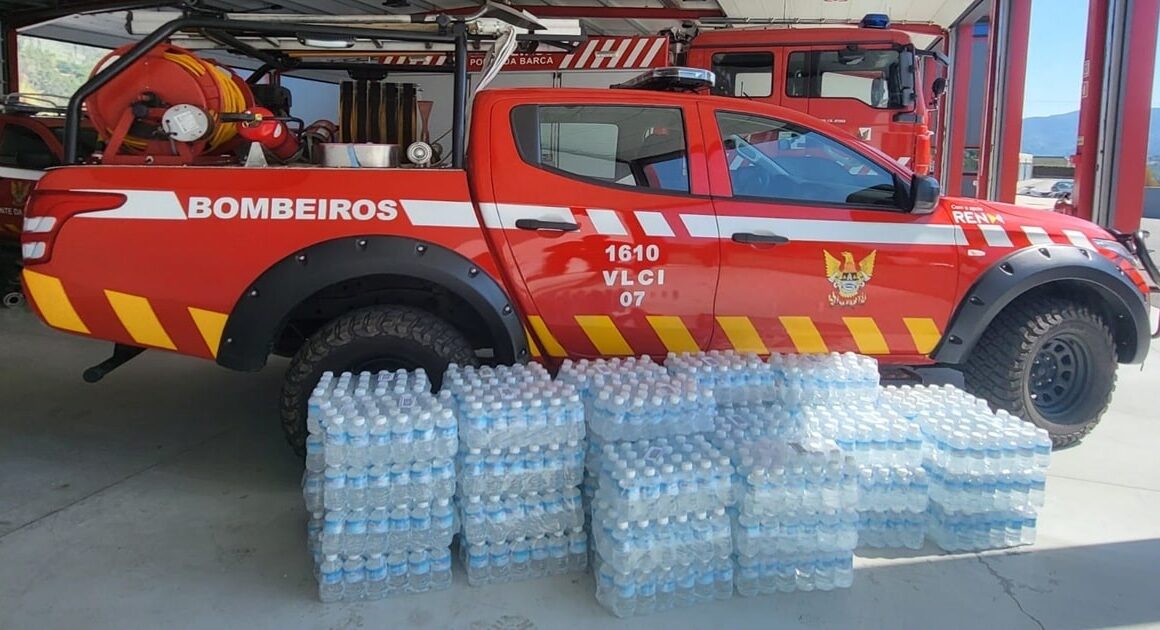 Alto minho: bombeiros exaustos pedem água e barras energéticas