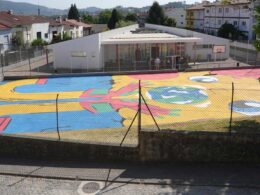 Ringue em braga ganha nova vida com arte urbana