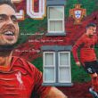 Mural homenageia diogo jota em liverpool